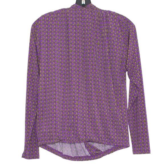 Michael Kors Top Chain Y2K Retro Preppy Dark Academia Business Casual Purple PM - Picture 2 of 5